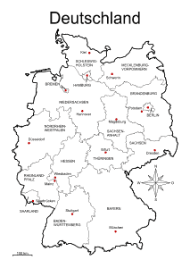 Hauptstädte in den Bundesländern Deutschlands