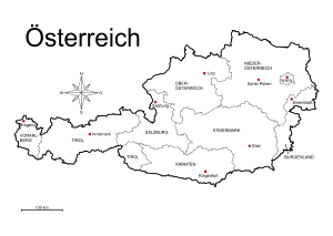 Landeshauptstädte in Österreich